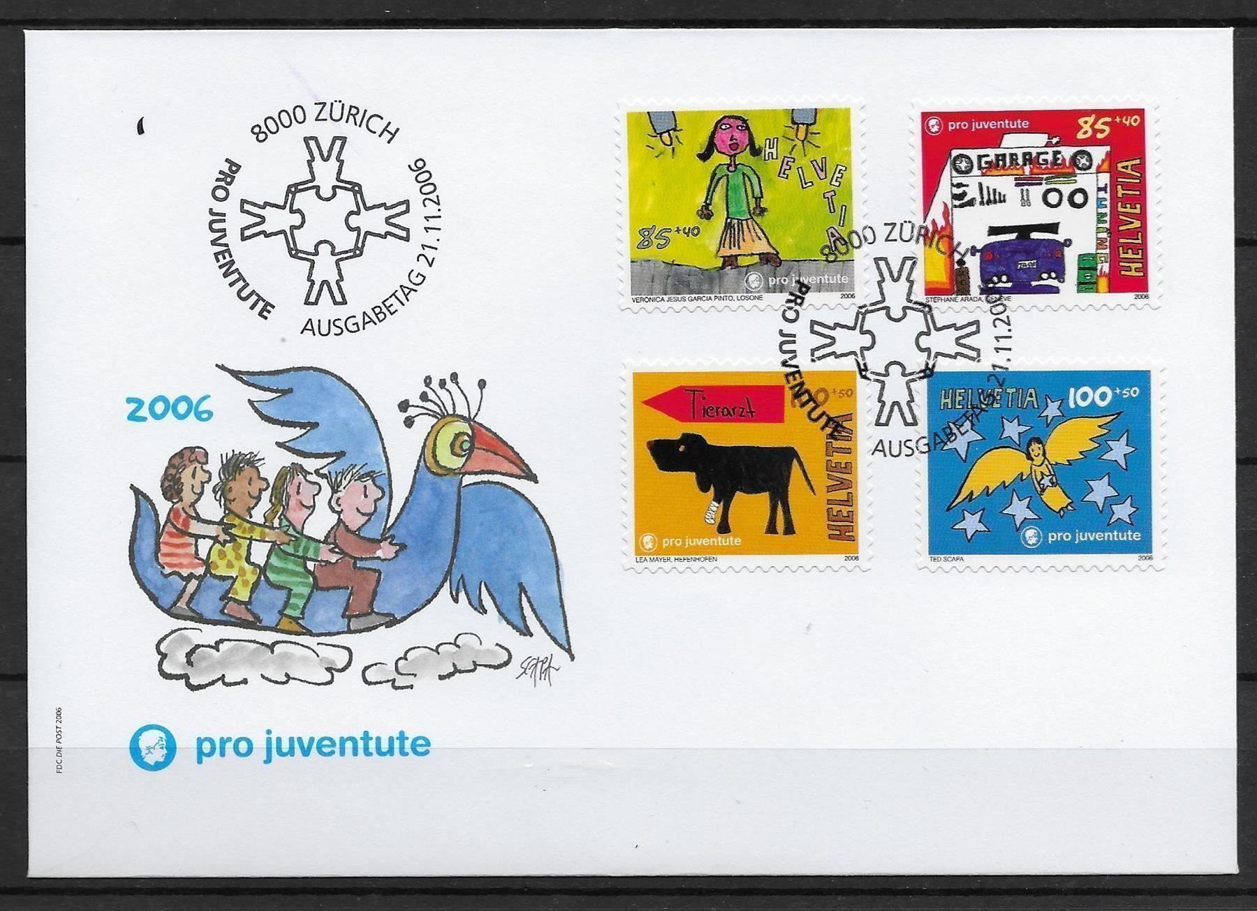 Tutti i francobolli: FJ2006 - FDC Pro Juventute 2006 – Usato da Trélex venduto da Phil_Albert