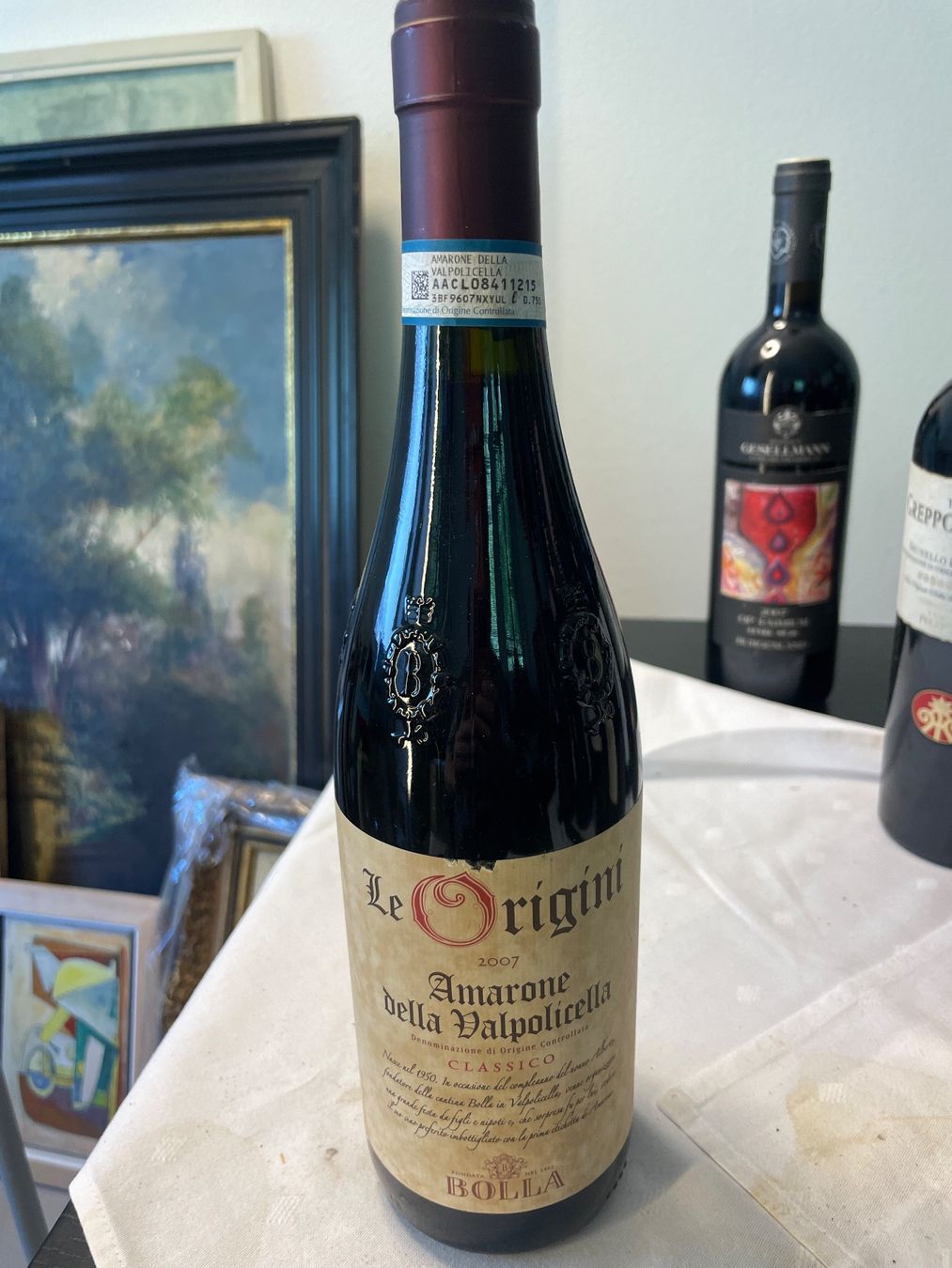 Amarone Vino: Le Origini Amarone Bolla 2007 – Usato da Hölstein venduto da kolumbus1964