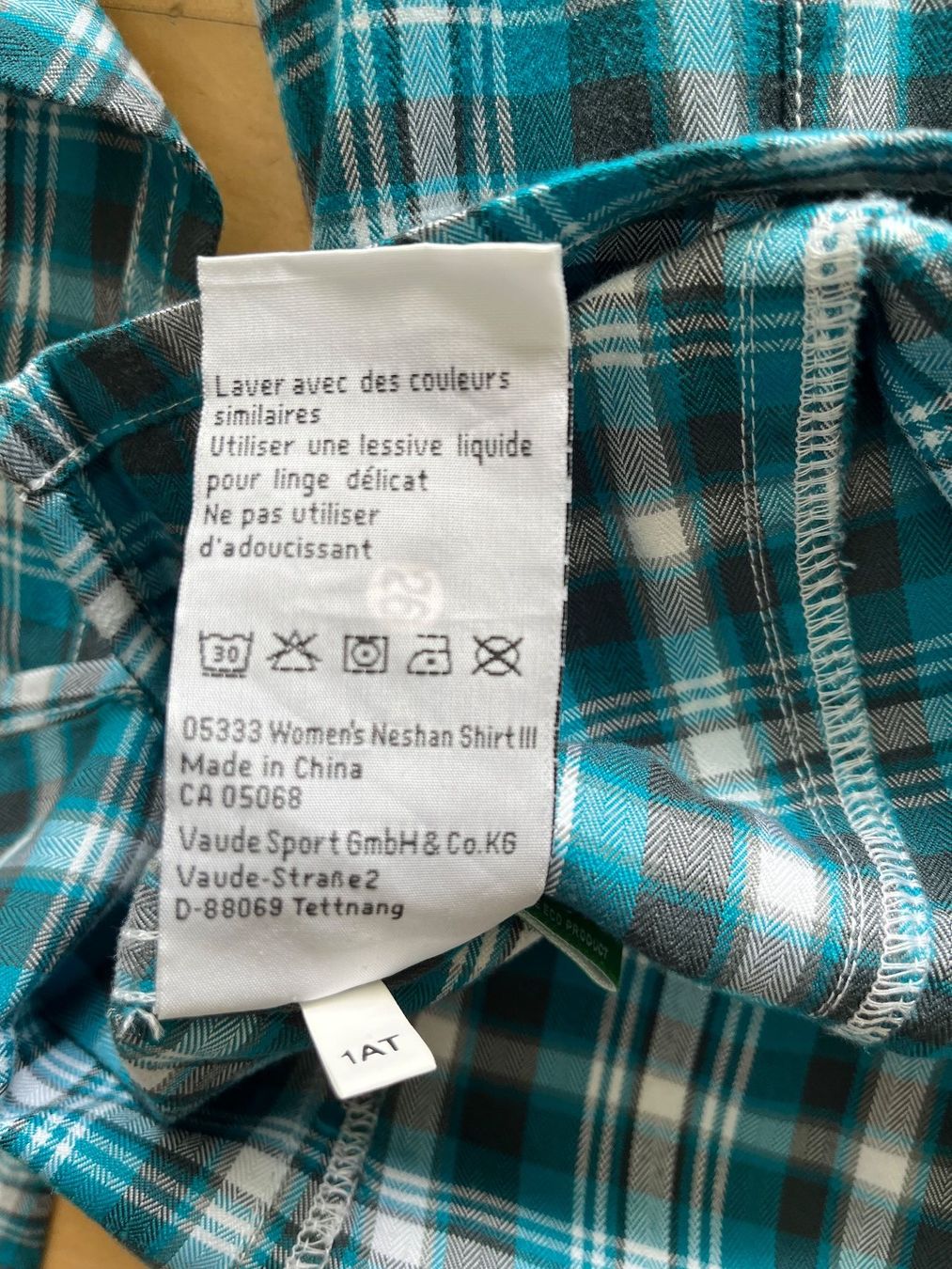 Camicette: Vaude robustes Damen-Hemd Gr. 38/S, Kariert – Usato da Wetzikon ZH venduto da jusc710 3