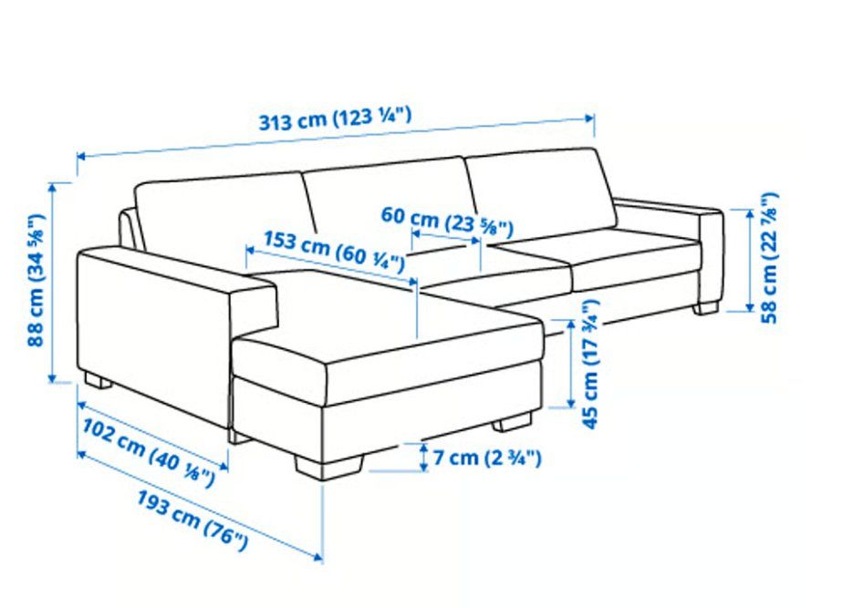 Ikea Sofas: Sofa mit Récamiere – Gebraucht aus Schlieren von lhdinaa 5