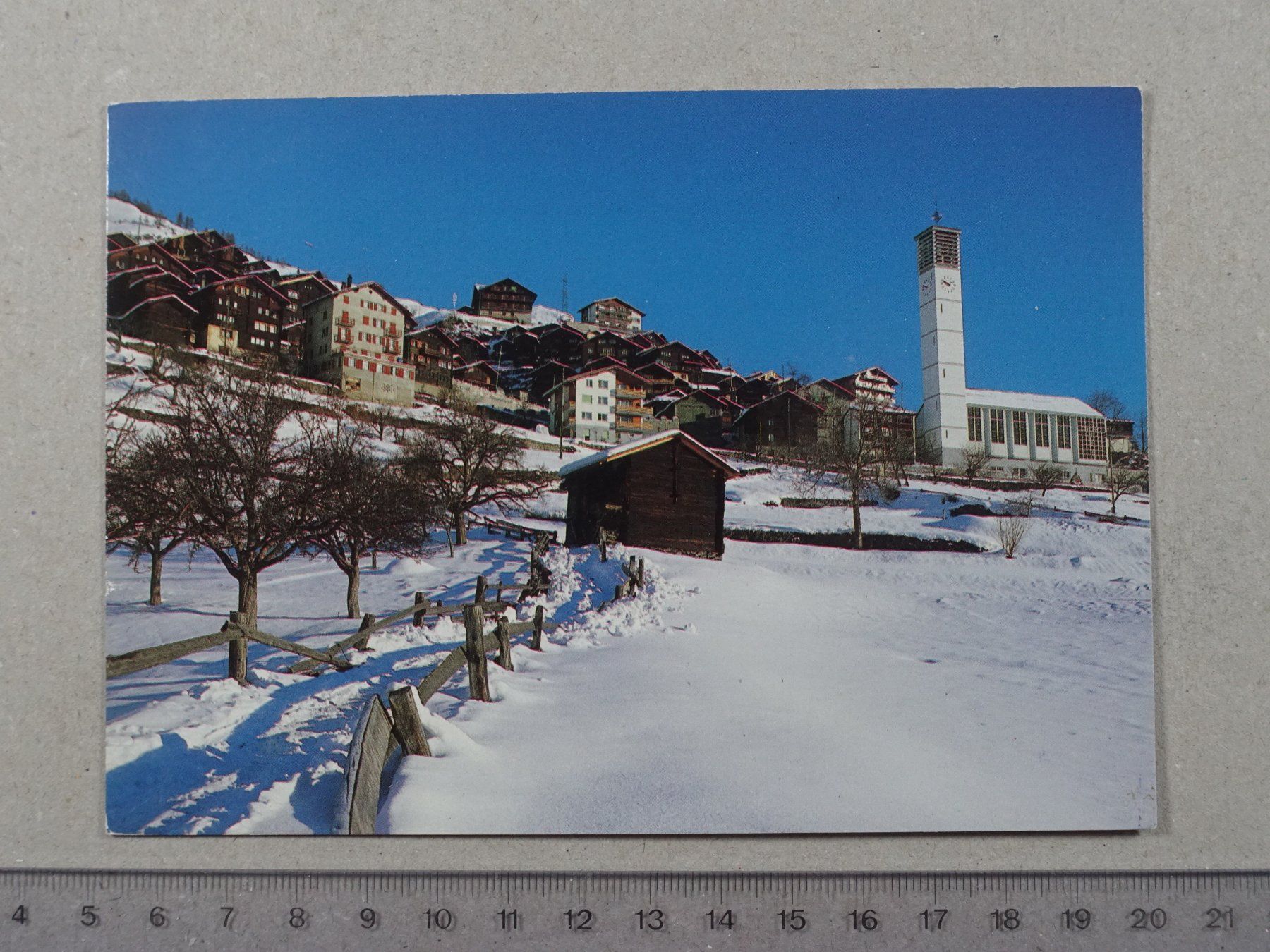 Cartoline postali: Törbel, 1985 – Usato da Lenzburg venduto da fh1