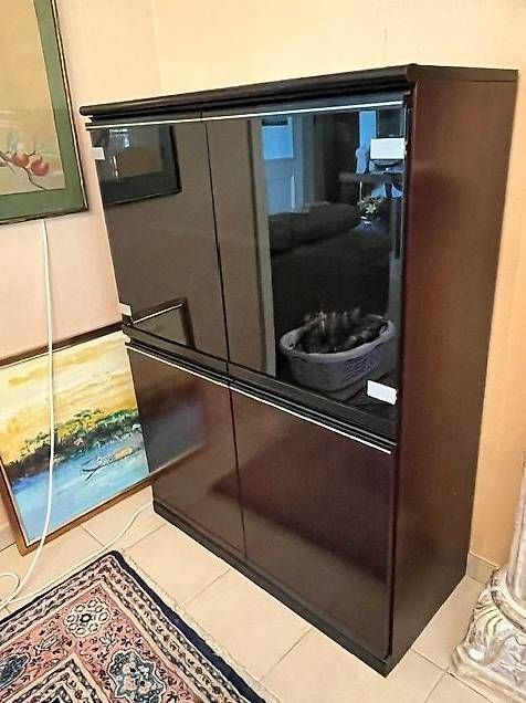 Vitrinen: Vitrine-buffet design italien  palissandre – Gebraucht aus PULLY von RAPHAEL1953