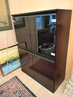 Vitrine-buffet design italien  palissandre