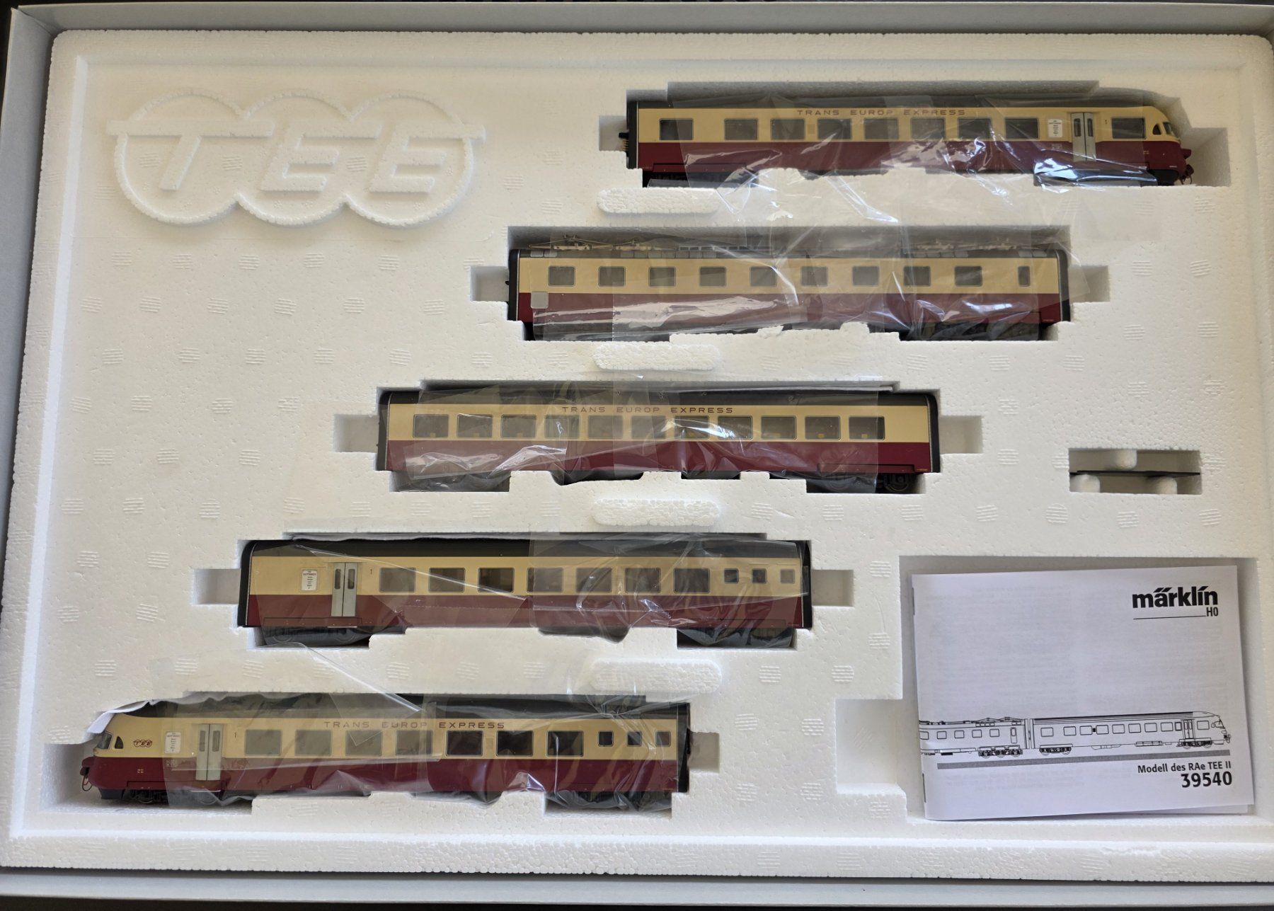 Märklin Modellini di ferrovie: Märklin 39540 SBB RAe TEE II  Zug Gotthardo – Usato da Schwarzenburg venduto da hebusch54