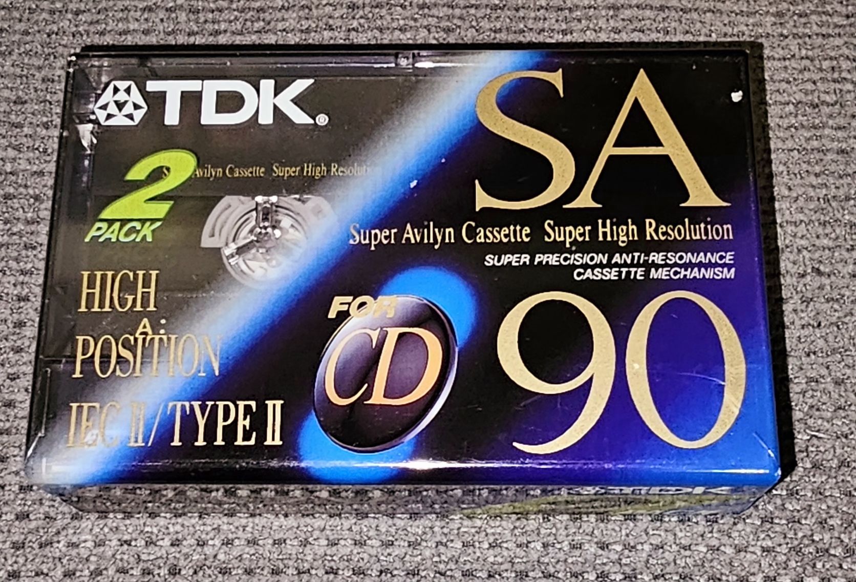 Musicassette: DUO TDK"SA90"type II de 1992 – Nuovo e nell'imballaggio originale da LAUSANNE venduto da Mistersound