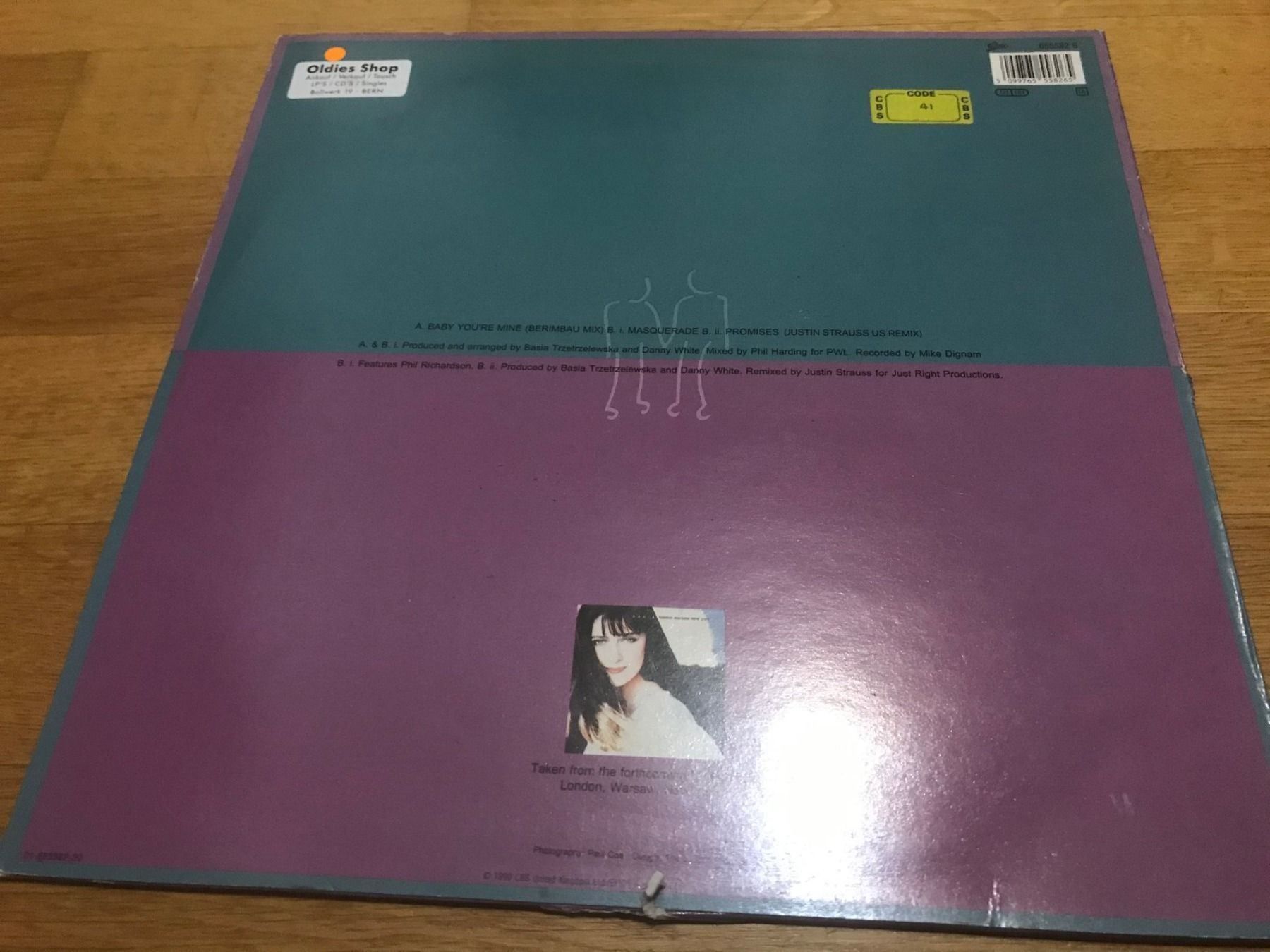 Schallplatten: Basia - Baby you're mine Maxi Single – Gebraucht aus Mörel von Manolocana 1