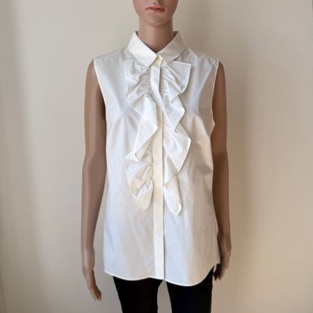 neue AKRIS PUNTO Bluse ärmellos | Neupreis $395.- 🤍