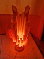 Orange Designer Lampe, Georgia Jacob.Taschentuch ,Orange70er