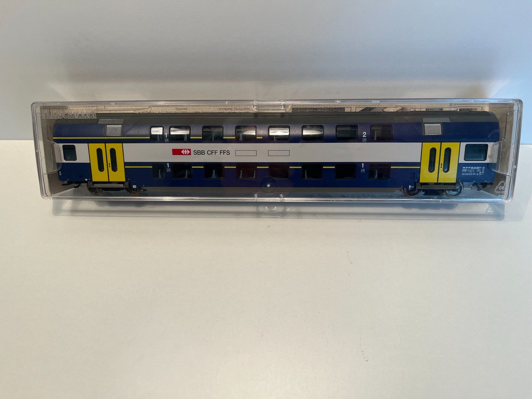 Fleischmann Modelleisenbahnen: Fleischmann Wagen S-Bahn, Doppelstockwagen – Neu (gemäss Beschreibung) aus Lohn-Ammannsegg von 406peugeot
