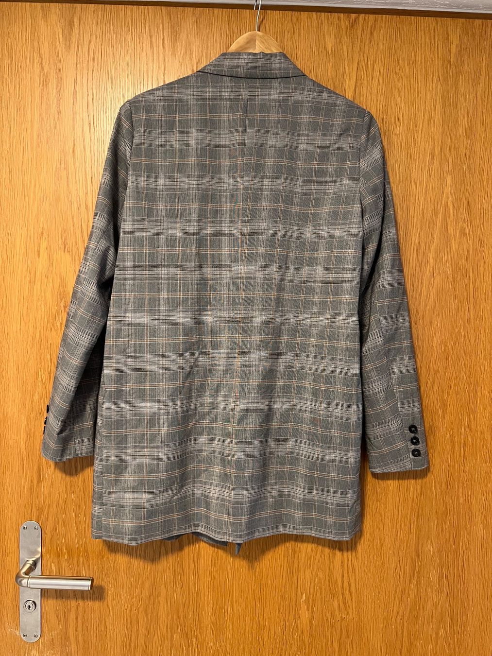 Vila Giacche: Vila Blazer, Grau Kariert, Herbst Look, Grösse 40 – Usato da Mumpf venduto da Roxy_Piercing 5