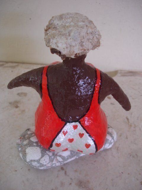 Sculture & Statue: Papiermache Skulptur Nr. 14 -Handarbeit- – Nuovo (secondo la descrizione) da Beatenberg venduto da nonnkari 2