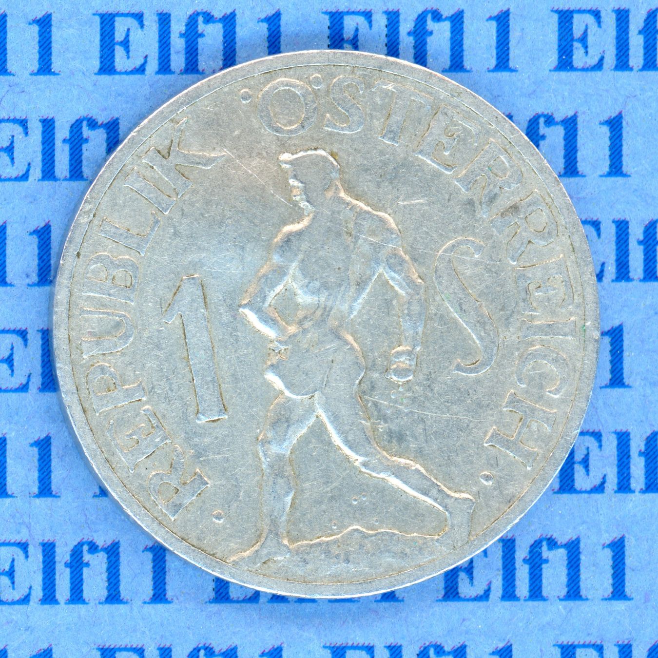 Tutti le monete: ATS___1.00 1947 -ss 1 Schilling – Difettoso da Widnau venduto da Elf11 1