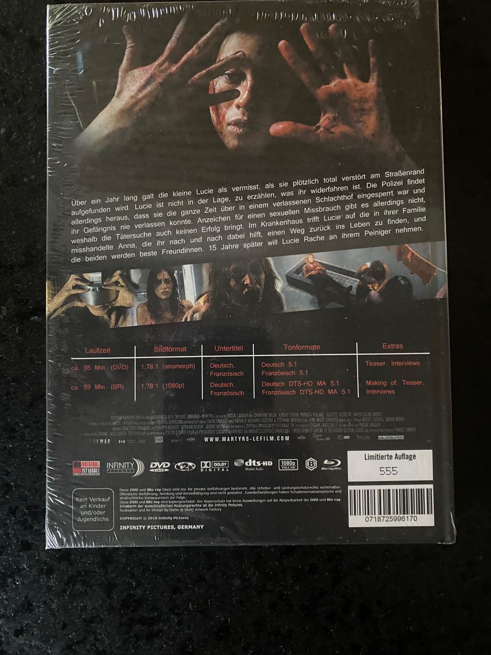 Tutti i DVDs: Martyrs Mediabook Blu-ray + DVD OVP – Nuovo e nell'imballaggio originale da Schmitten FR venduto da FilmRarities 1