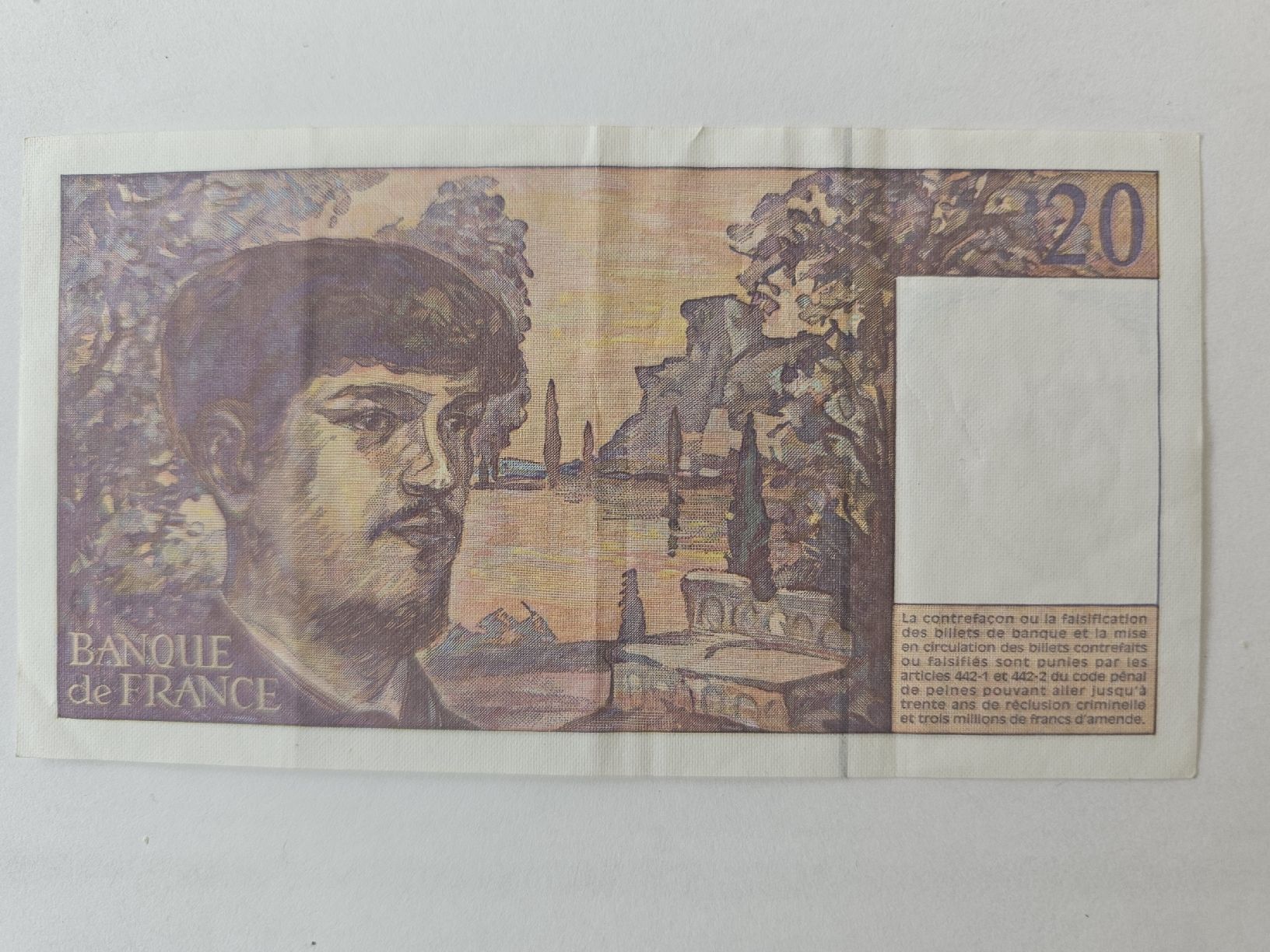 Banconote: France - 20 francs 1997 – Usato da Nidau venduto da Misterpix 1