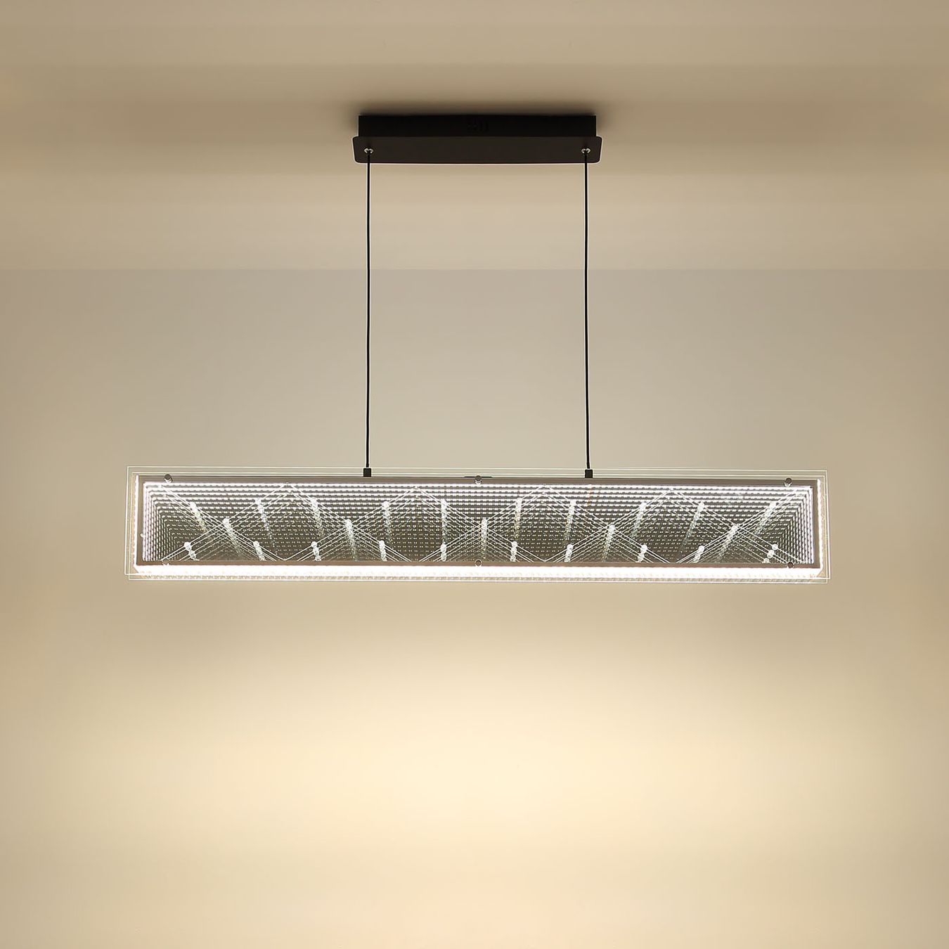 Lustres & lampes de plafonds: LED Pendelleuchte, CCT, 113 cm x 8 cm – Neuf (Voir description) à Kreuzlingen par Smart-Light 4
