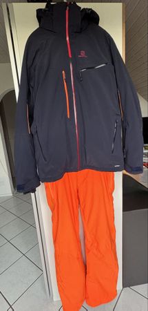 Salomon Icespeed Skijacke XL + Skihose Stormrace XL "TOP"