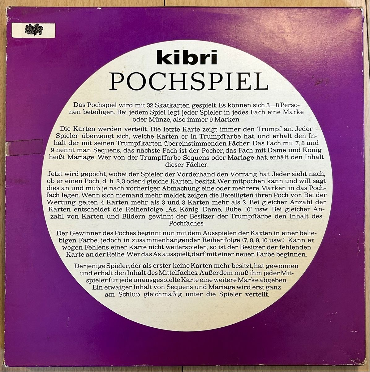 Giochi: Pochspiel Brett – Usato da Basel venduto da Schmutpa 1