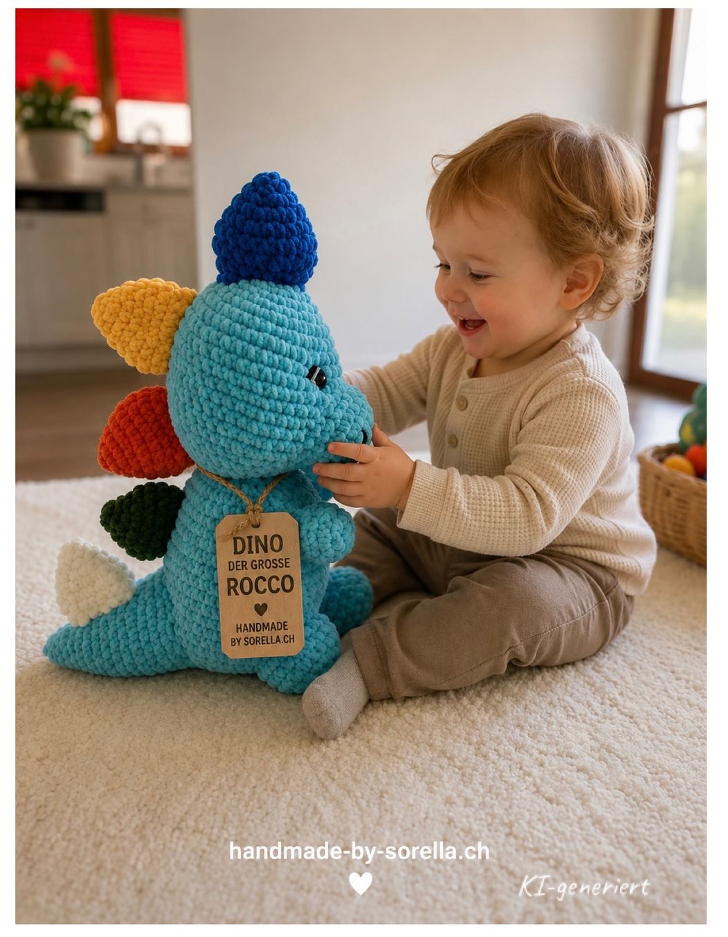 Spielzeuge: Schmusetier Dino Rocco – Neu und originalverpackt aus Inwil von Claudia64 2