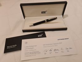 MONTBLANC Meisterstück Kugelschreiber "LUFTHANSA" (Platin)