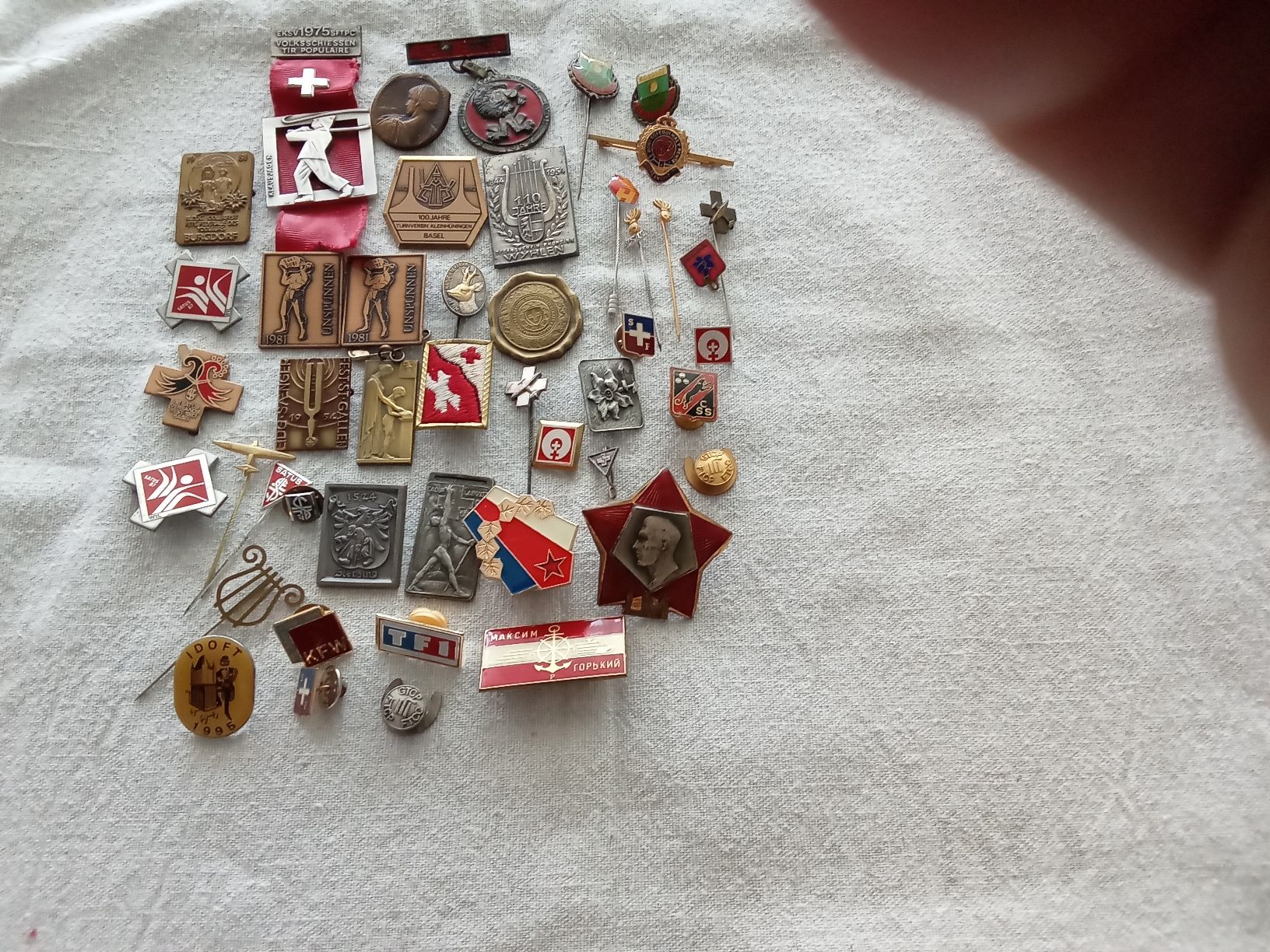 Placchette & Badge: Konvolut Abzeichen und Pins – Usato da Muri BE venduto da Alk