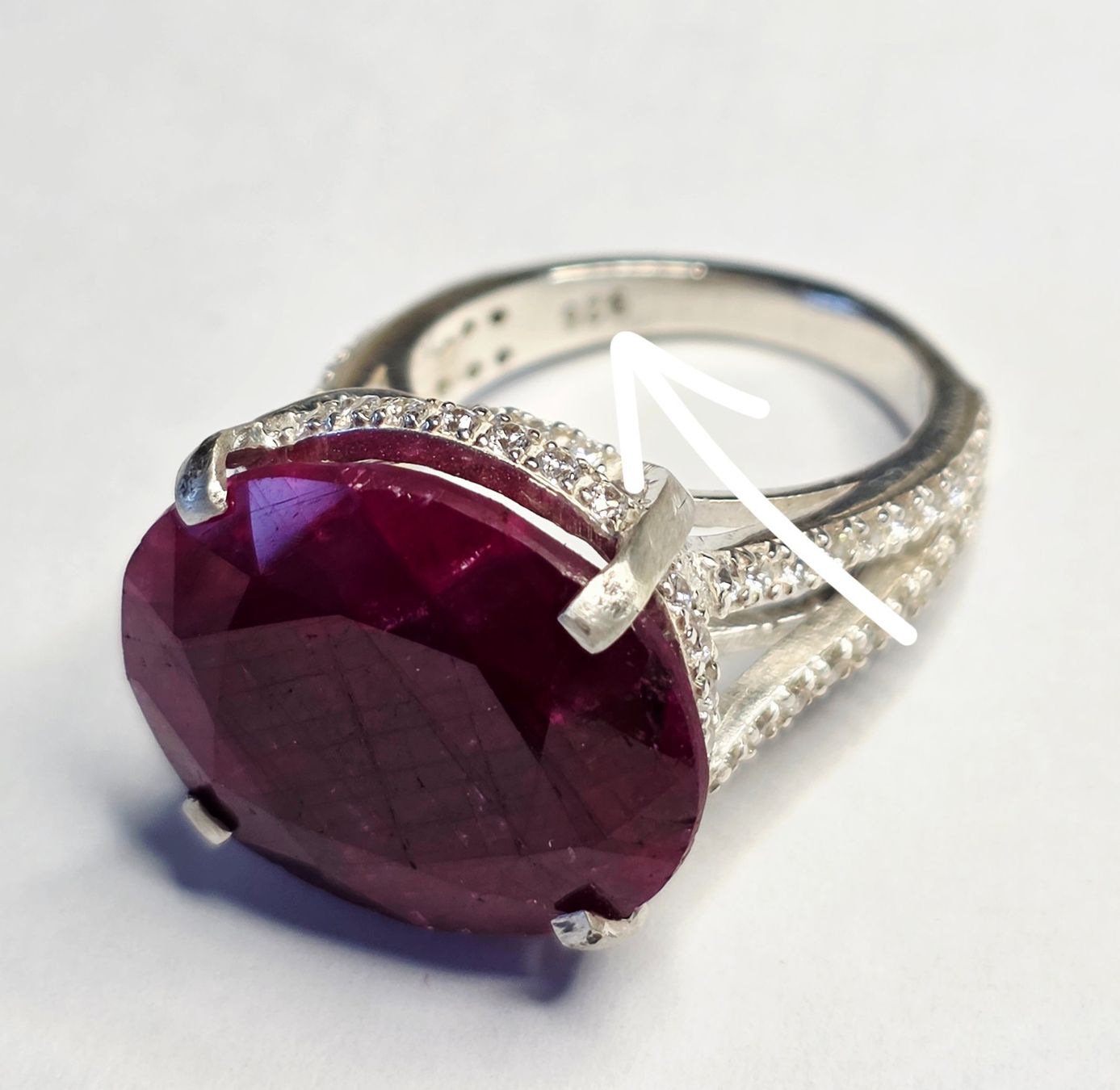 Anelli: Rubin Fingerring – Nuovo (secondo la descrizione) da Zürich venduto da Benedikt21 4