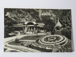 Interlaken , Kursaal mit Blumenuhr 1932
