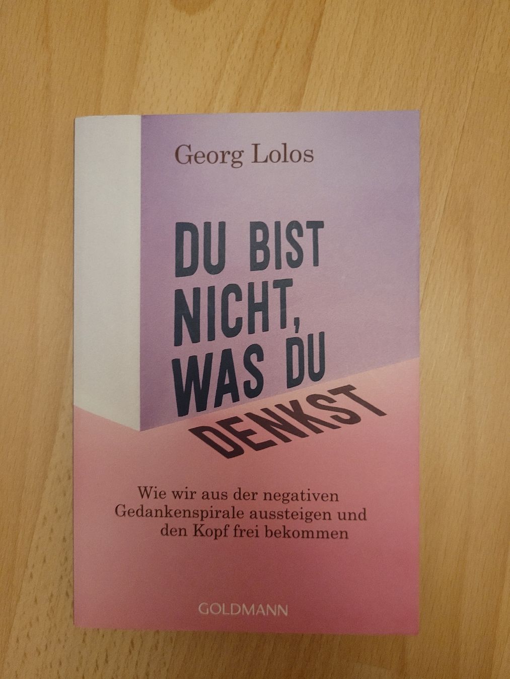 Bücher: "Du bist nicht, was du denkst" – Gebraucht aus Perlen von Safari_23