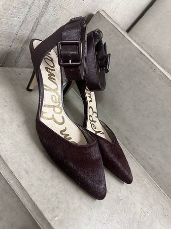 Sam Edelman NEW ponyhair heels 38 / Highheels Ponyhaar NEU