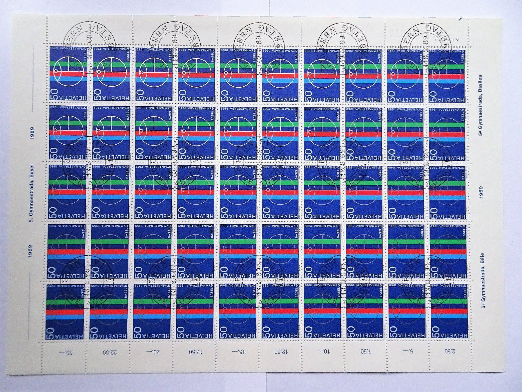 Alle Briefmarken: 1969 – Neu (gemäss Beschreibung) aus Aadorf von Chnorli-Furz