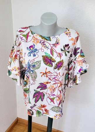 neuwertiges blusen Shirt Oversize gr. 34 geblümt