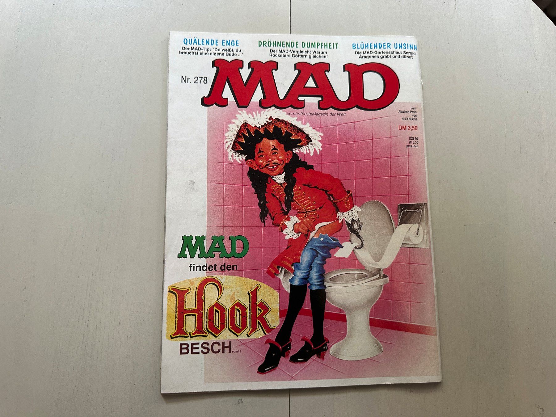 Fumetti: Mad Nr. 278 original Kult Comic Hook Dustin Hoffman Robin Wi – Usato da Basel venduto da Partridge 1