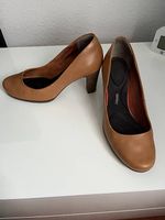 Tamaris Plateaupumps Braun Leder Gr 37
