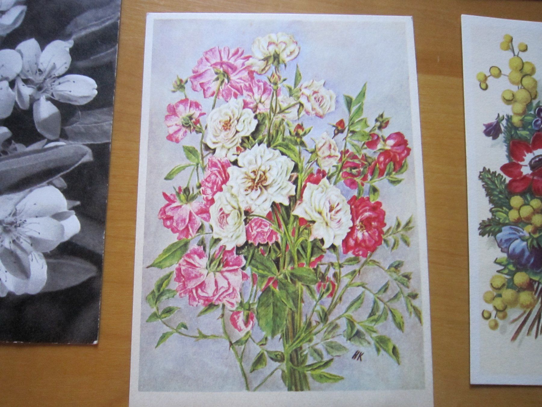 Ansichtskarten: No2 Postkarten Blumen – Gebraucht aus Gordola von Polentaefung 5