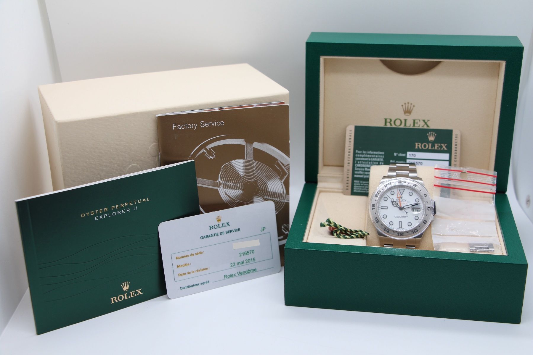 Rolex Orologi: Rolex Explorer II Polar Ref. 216570, Original Box & Papiere – Usato da Zug venduto da eMDi_Collection 8