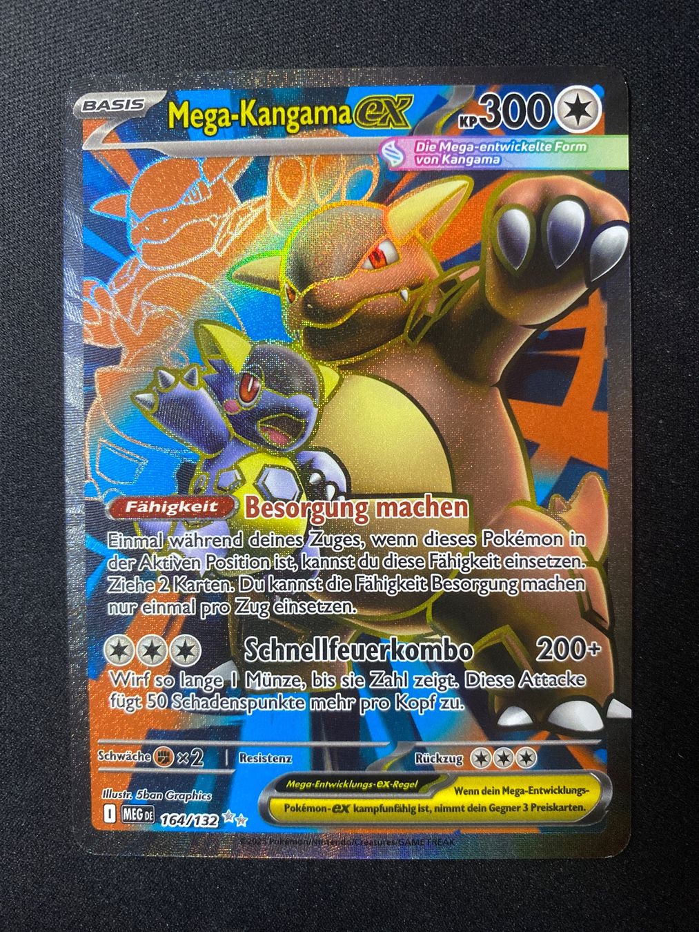 Pokémon Carte collezionabili: Mega Kangama ex 164 - Kangaskhan ex - Mega Evolution - DE – Nuovo (secondo la descrizione) da Hausen AG venduto da Shrade