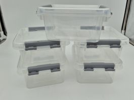 6er Set Frischhaltedosen 500ml | Klick-Verschluss | BPA-frei