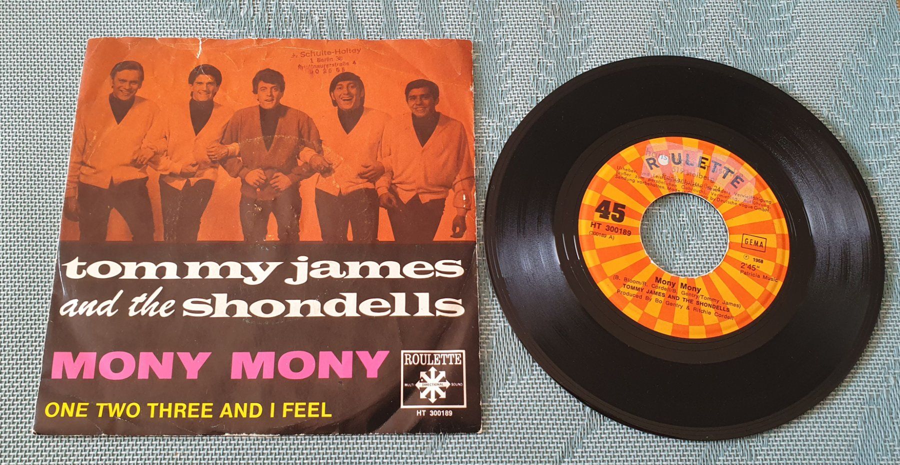Dischi in vinile: TOMMY JAMES, Mony Mony, Single, TOP! – Usato da Kreuzlingen venduto da Cdschlumpf