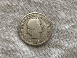 5 centimes/rappen 1883