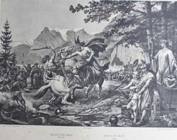 „Swito und Swen“ (Sage) von Karl Jauslin Muttenz um 1900