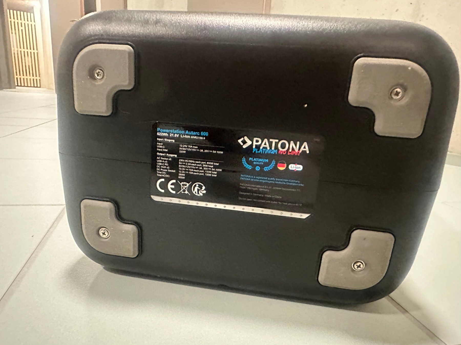 Batterie: Powerstation PATONA Autarc 600 – Usato da Payerne venduto da pop_ghf9 4