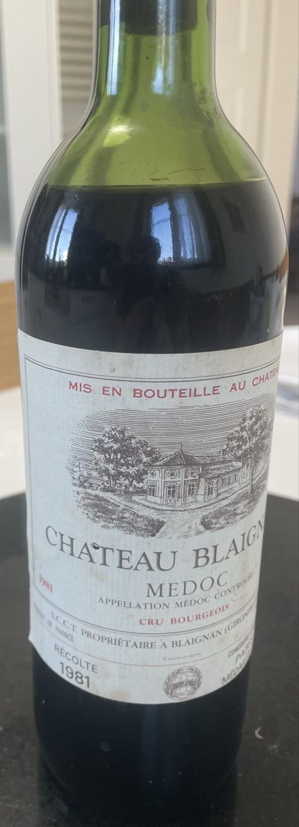 Vino: Wein 1981 Chateau Blaignan – Nuovo (secondo la descrizione) da Frauenfeld venduto da Waldtaube53