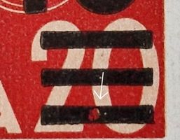 MA279) F21.1A.09, Abart Fleck im Balken postfrisch Kt. 500.-