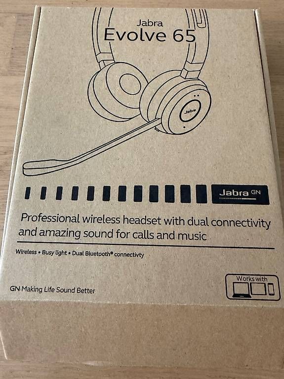 Jabra Kopfhörer: Jabra Evolve 65, Over-ear Headset, Kabellos, Microsoft Teams – Neu (gemäss Beschreibung) aus Dübendorf von sou_55nr 4