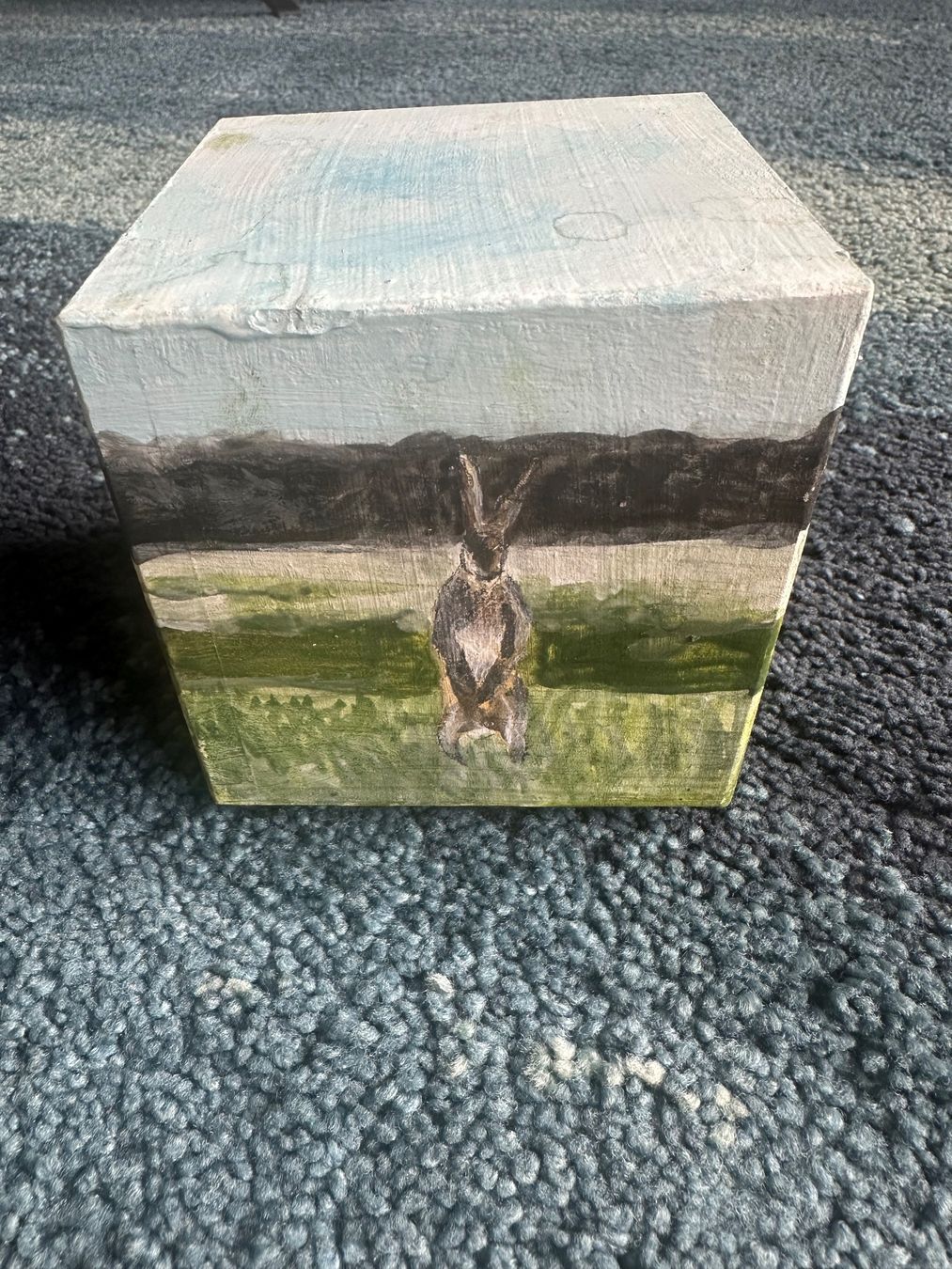Dipinti: Hasenkunstwerk als Kubus – Usato da Boll venduto da Ha-Se 1