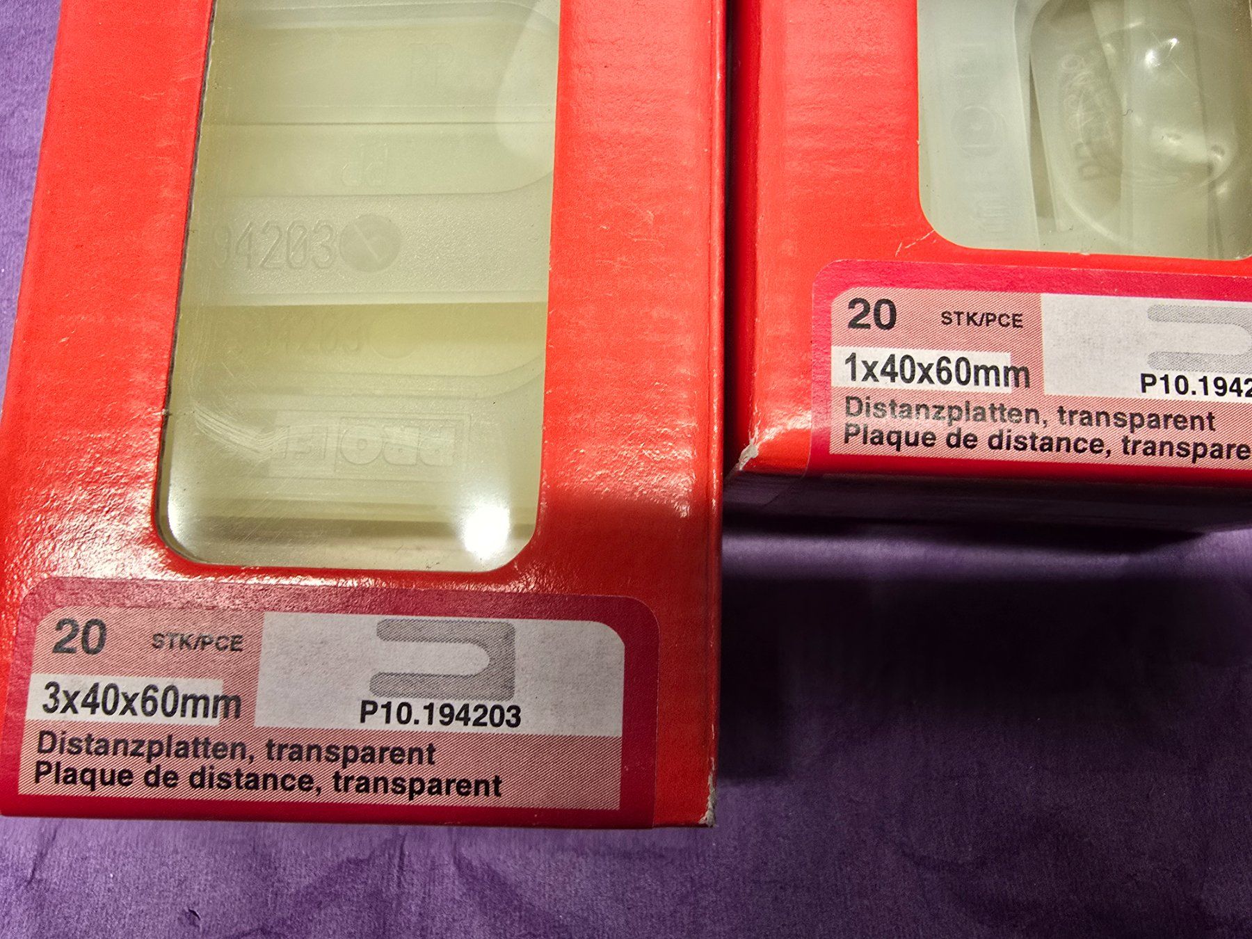 Tutti gli attrezzi: 5 Pack Profix Distanzplatten diverse Grössen – Nuovo (secondo la descrizione) da Rebstein venduto da James-Dean 3