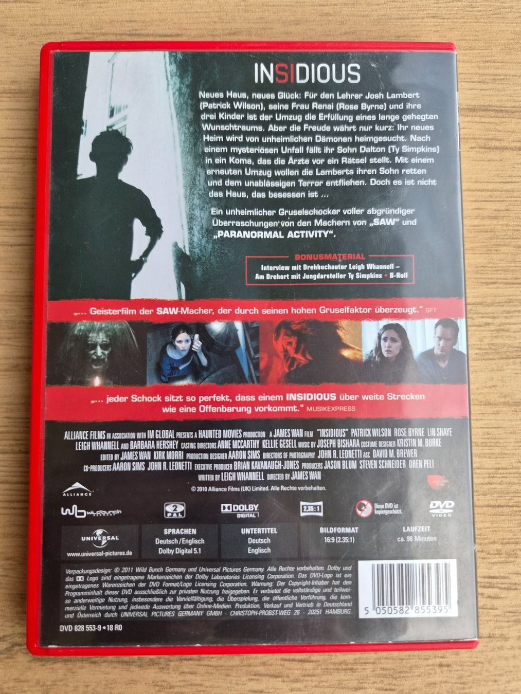 Tutti i DVDs: DVD "Insidious" – Usato da Diegten venduto da herala 1