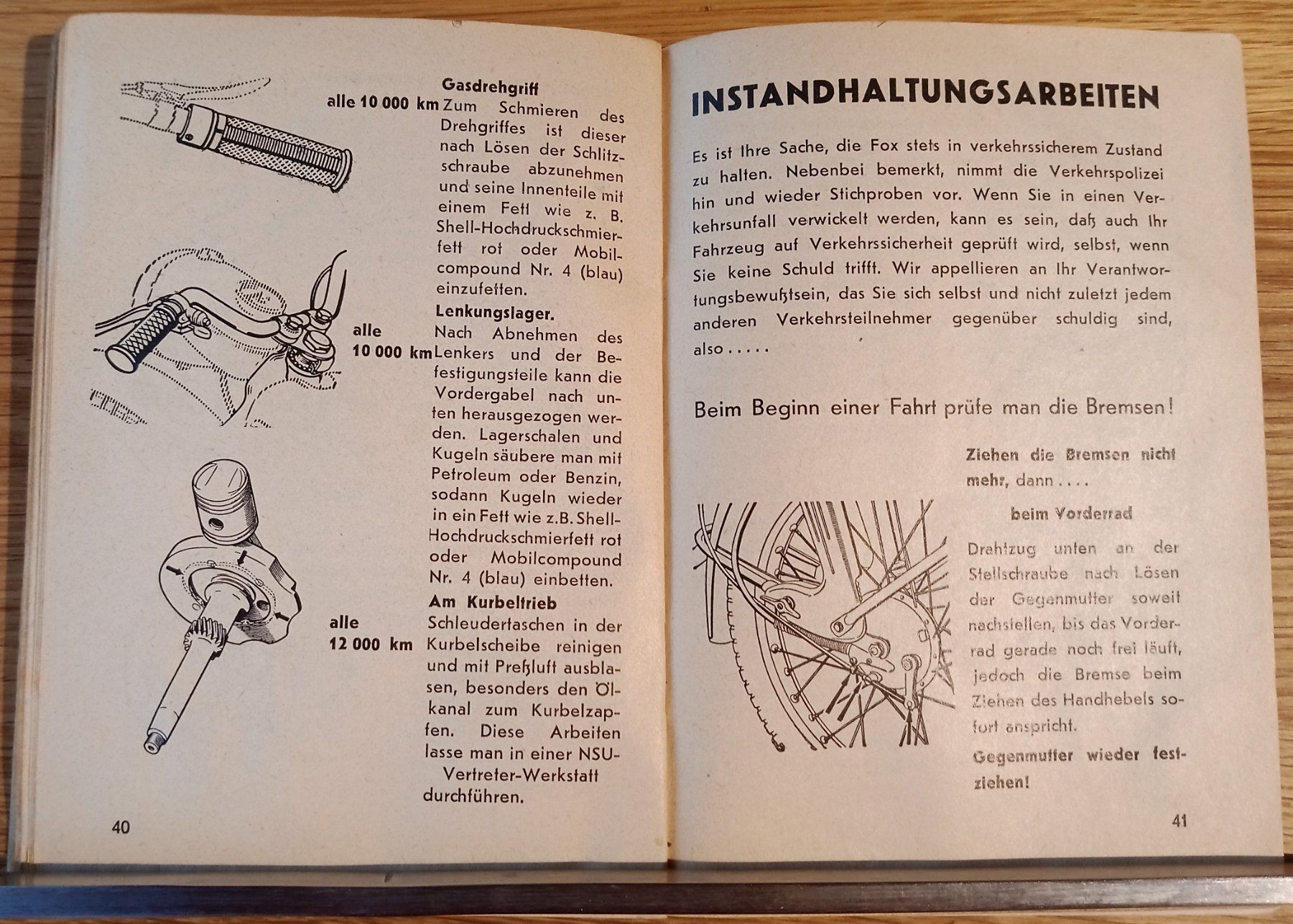 Libri: NSU Fox Original Betriebsanleitung – Usato da Heimenschwand venduto da reisevirus01 3