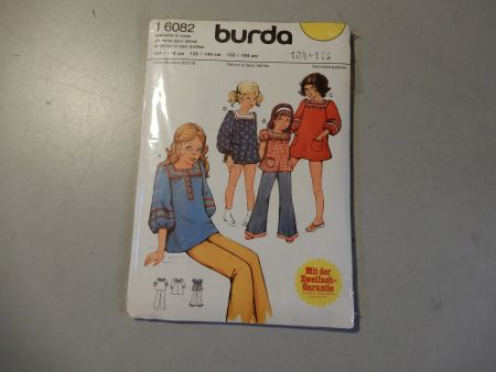 Burda Schnittmuster 16082 Kleider Grösse 104-116 neu