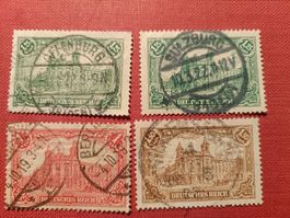 Alte Deutsche Reichs Briefmarken, gestempelt ca.1920