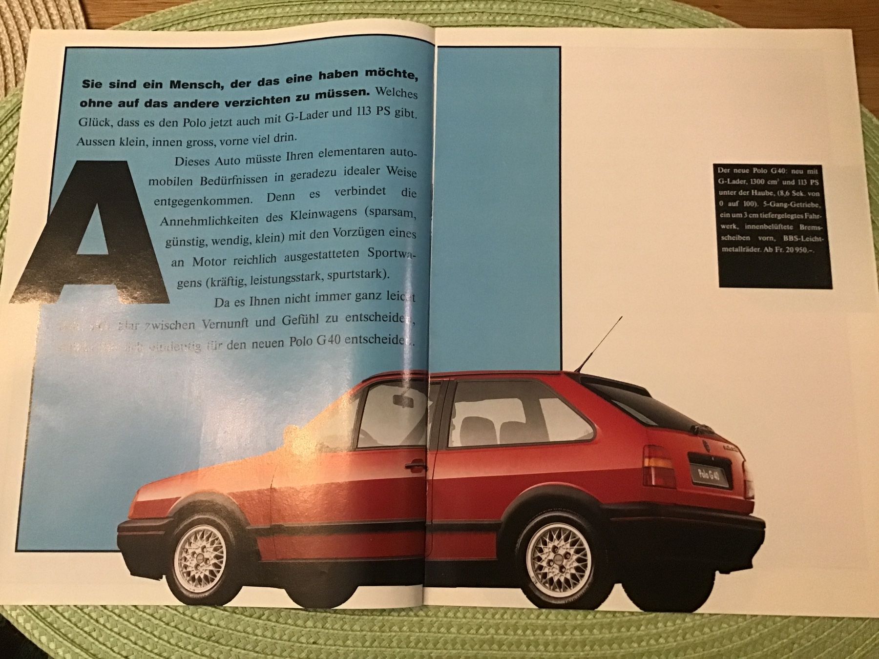 VW Documenti: VW Audi Prospekt 24 Seiten 1991 – Usato da Scherzingen venduto da Starseller62 2